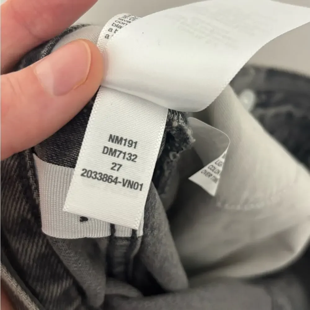 Madewell The '90s Straight Jean Rigid in Burwick Wash - Size 27 - Picture 7 of 8